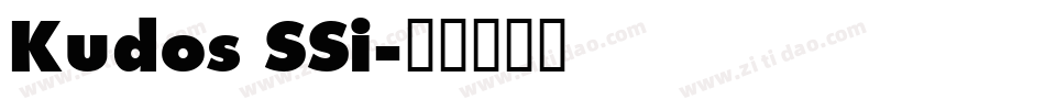 Kudos SSi字体转换